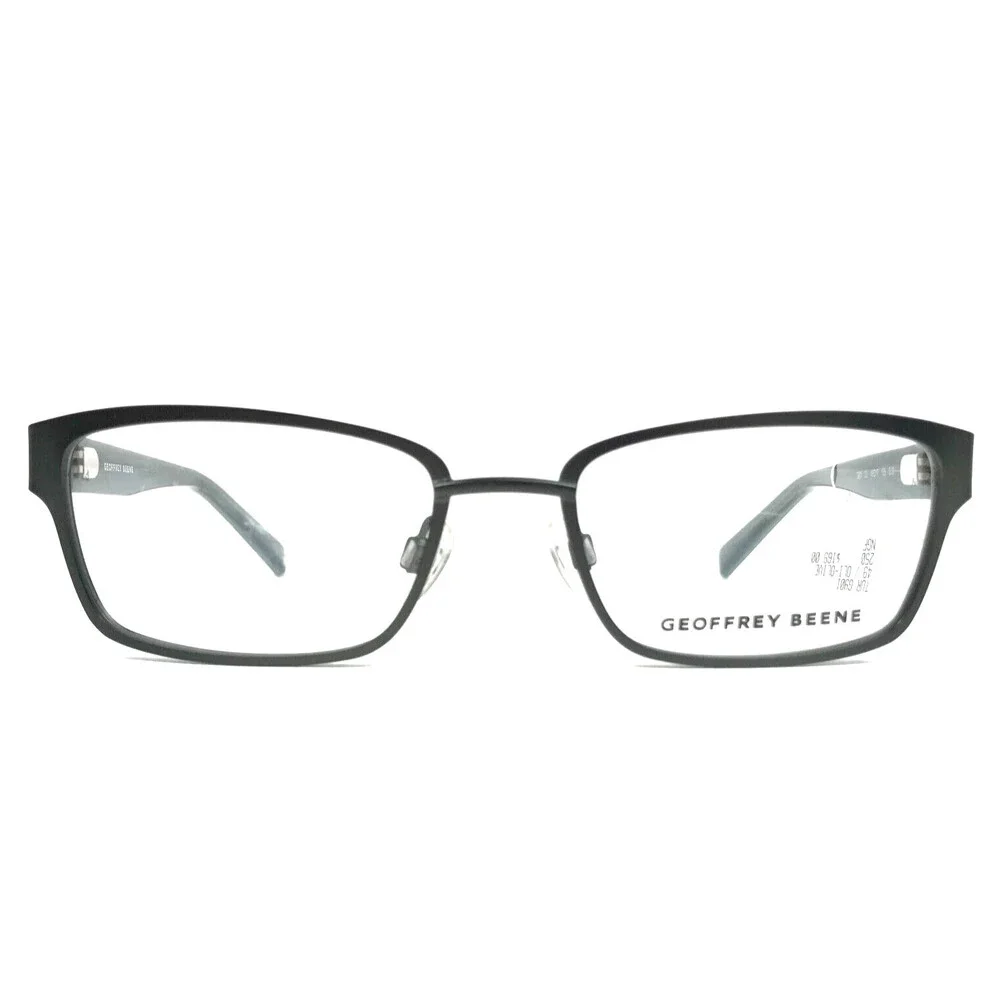 Geoffrey Beene Eyeglasses Frame G901 OLI Olive Black Gray Rectangle 49-17-135